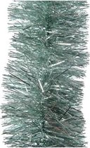 Kerstslinger mintgroen 10 x 270 cm - Guirlande folie lametta - Mintgroene kerstboom versieringen