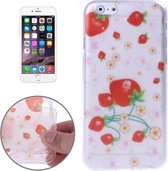 iPhone 6(S) PLUS (5.5 inch) Strawberry TPU Cover hoesje case