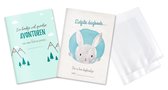 Heen en weer boekjes voor kinderopvang Creche -en oppasboek met beschermhoesjes 2 stuks