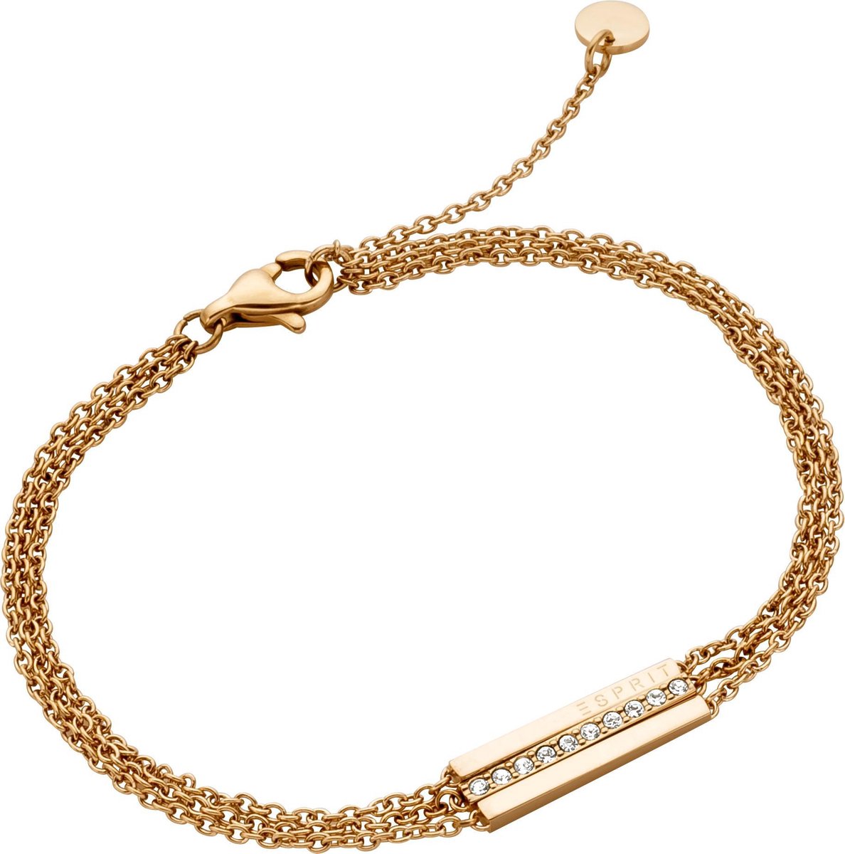 Esprit ESBR00182318 Luna Armband - Staal - Rosékleurig