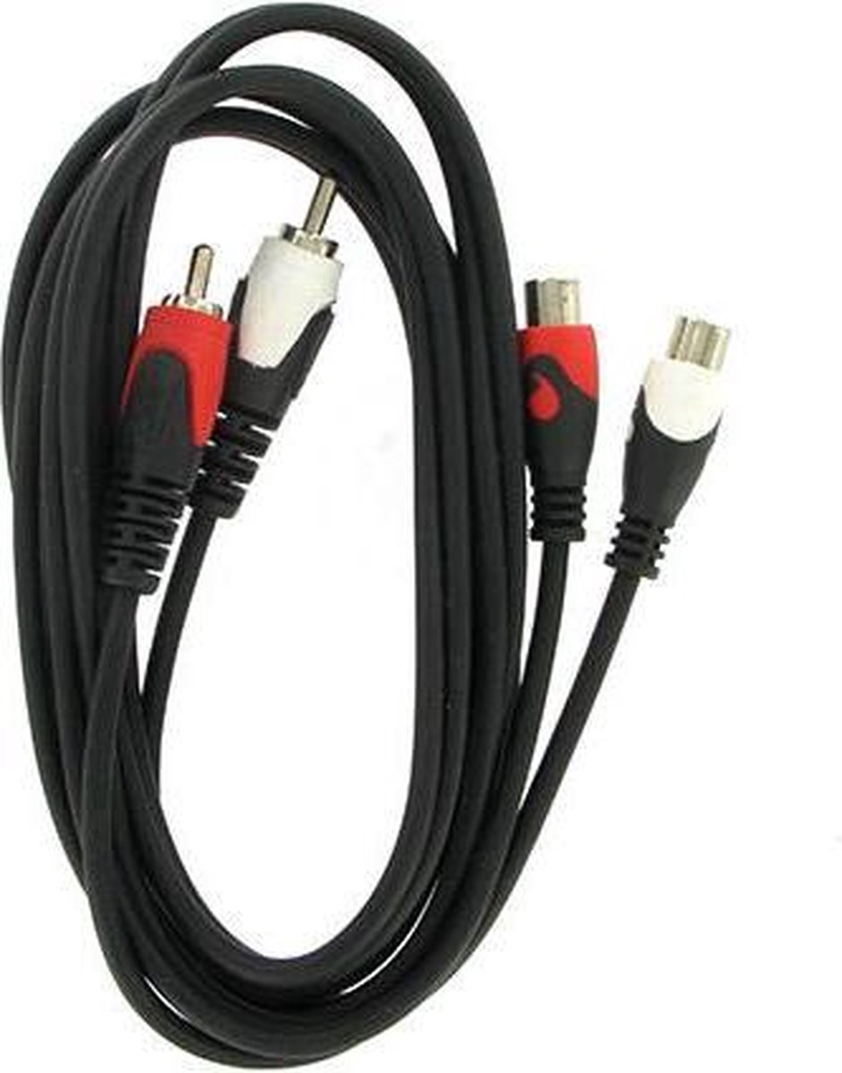 Kopp tulp audio verlengkabel 1,5m