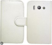 Huawei Ascend y300 agenda wit wallet tasje hoesje boek