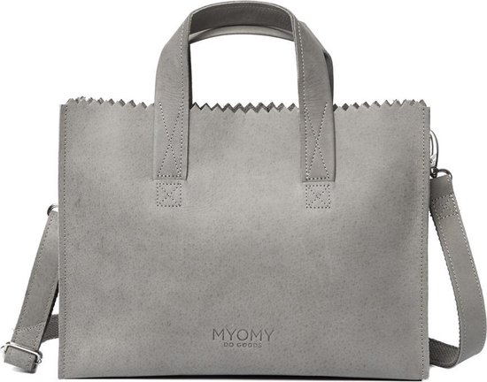 rijst Taalkunde lexicon MYOMY MY PAPER BAG Handbag Cross-body Elephant Grey | bol.com