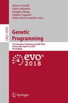 Lecture Notes in Computer Science 10781 - Genetic Programming