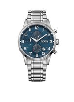 Hugo Boss HB1513183 Horloge - Staal - Zilverkleurig - 44 mm