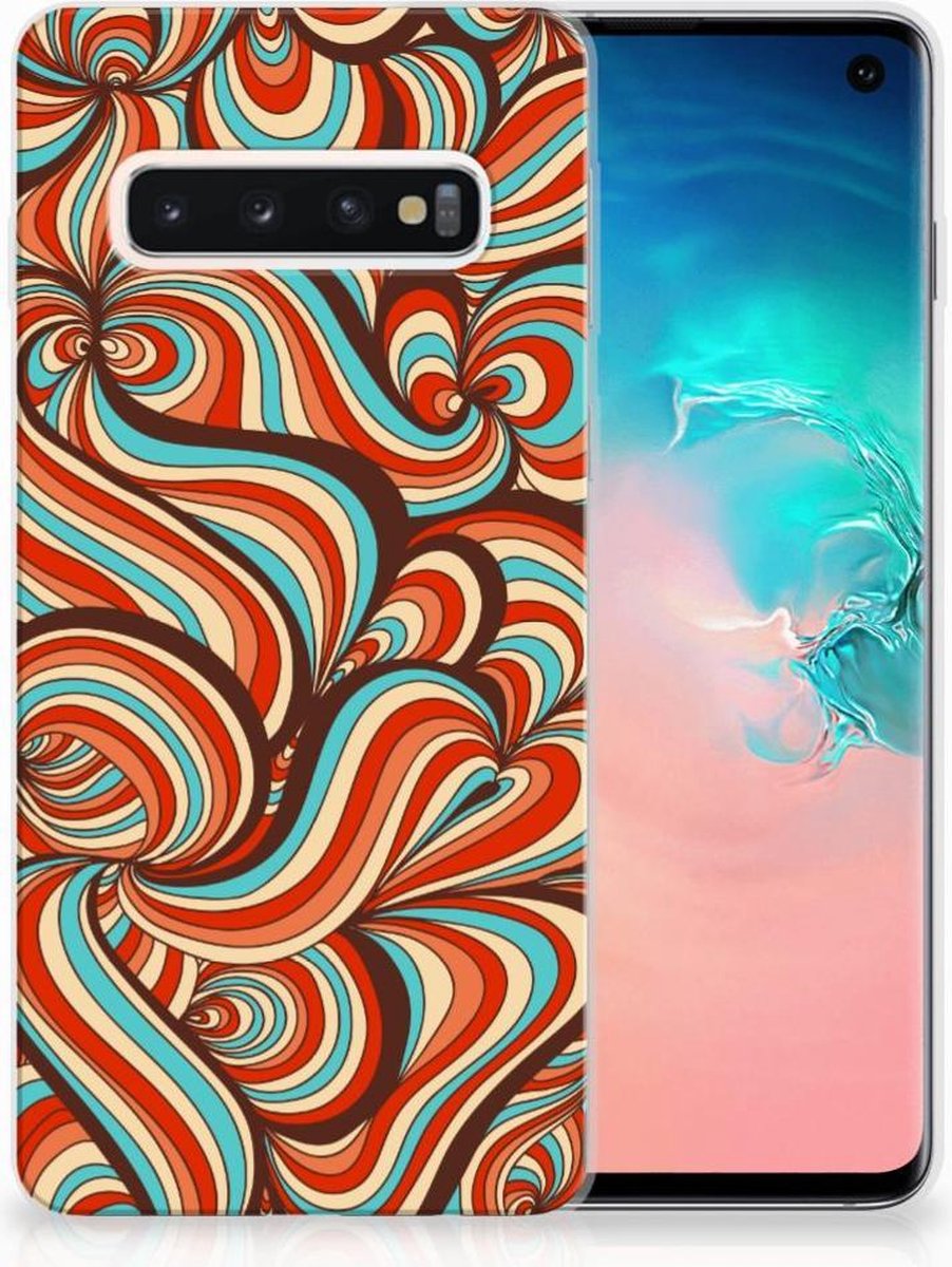 TPU Hoesje voor Samsung Galaxy S10 Hoesje maken Retro