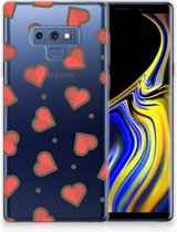 Geschikt voor Samsung Galaxy Note 9 TPU Hoesje Design Hearts