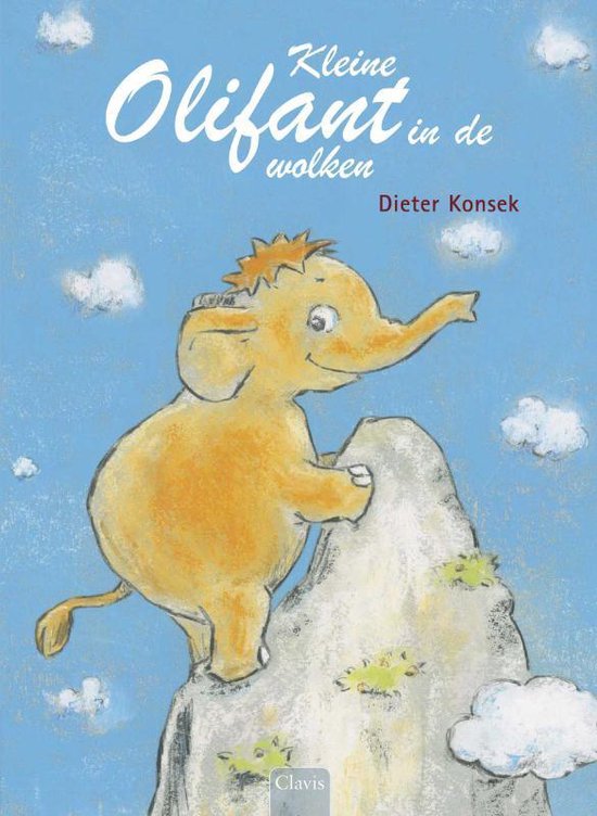 Cover van het boek 'Kleine Olifant in de wolken'