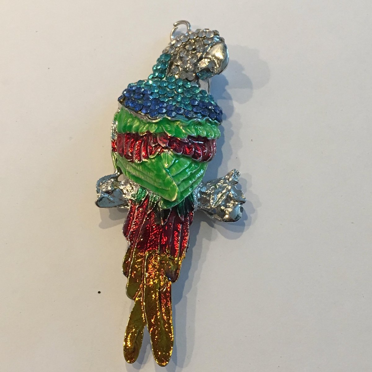 Petra's Sieradenwereld - Ketting papegaai