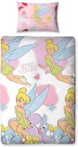 Disney Fairies Tinkerbell Soft Pastel - Dekbedovertrek - Eenpersoons - 135x200 cm - Pastel