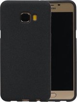 Zwart Zand TPU back case cover cover voor Samsung Galaxy C5