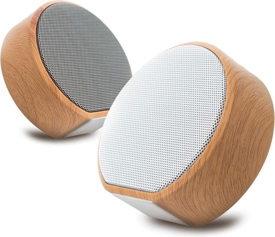 Speels merknaam Uitwerpselen Houten Bluetooth Speaker | bol.com