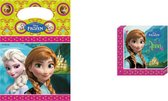 Feestzakjes en Servetten - Frozen Elsa en Anna  Disney pakket