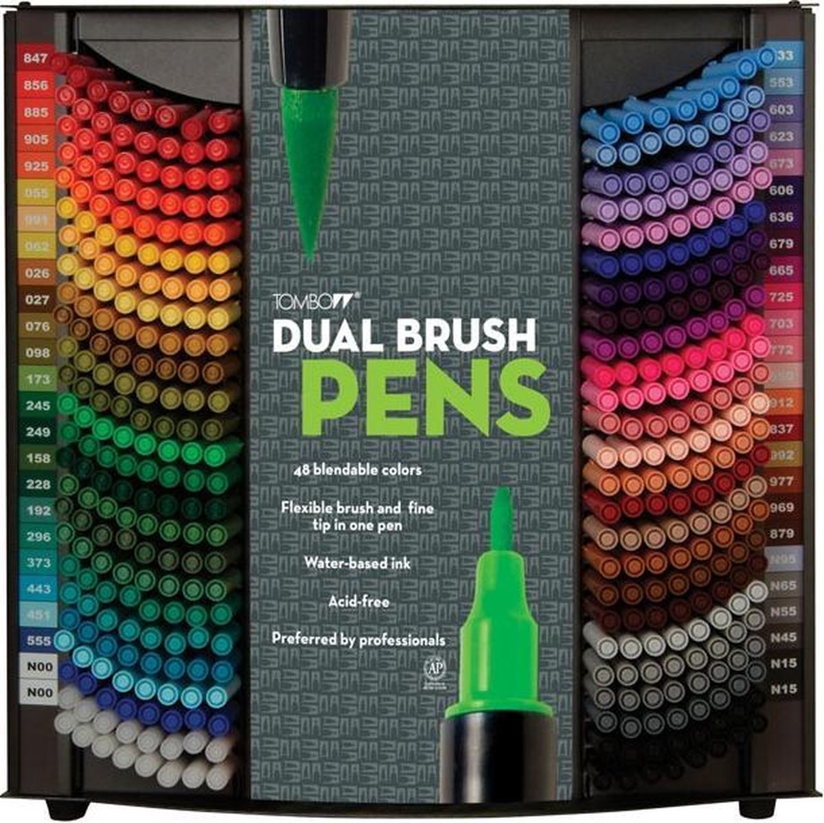 Tombow Brush pen - ABT 969 - Dual Brushpen - Chocolate - Bruin — afbeelding 6