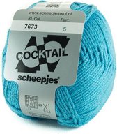 Scheepjes Cocktail turquoise donker 7673 - PAK MET 10 BOLLEN a 50 GRAM.