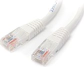 StarTech.com 25 ft White Molded Category 5e (350 MHz) UTP Patch Cable netwerkkabel 7,6 m Wit