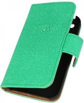 Devil Booktype Wallet Case Hoesjes voor iPhone 3G Groen