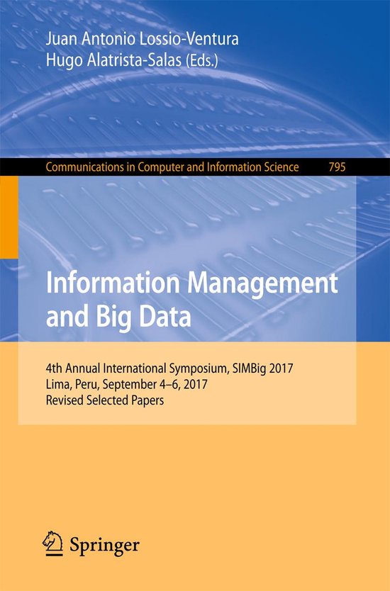 Springer Nature Proceedings Computer Science - Information M ... - cover