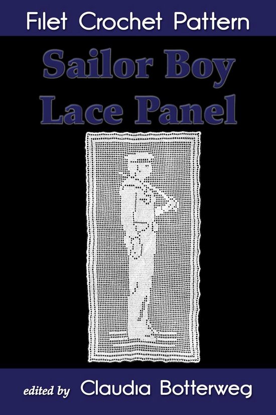 Sailor Boy Lace Panel Filet Crochet Pattern - cover