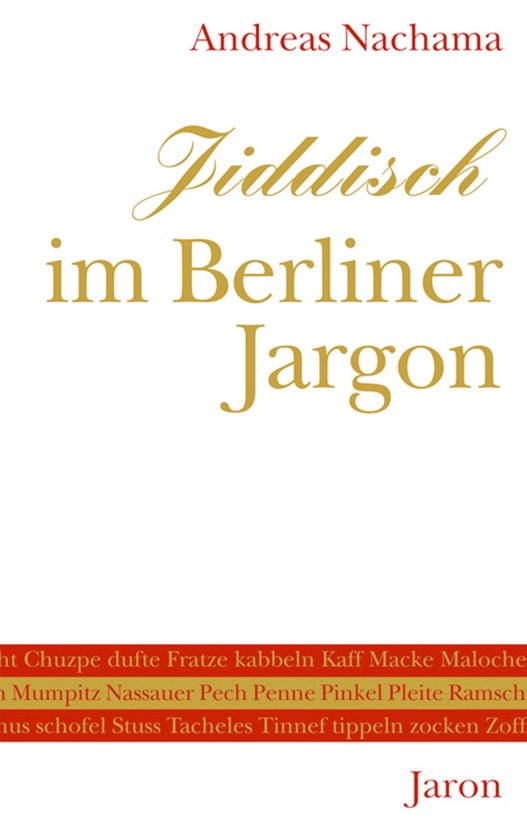 Jiddisch im Berliner Jargon - cover
