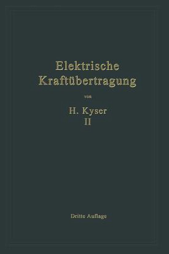 Die Niederspannungs- Und Hochspannungs-Leitungsanlagen
