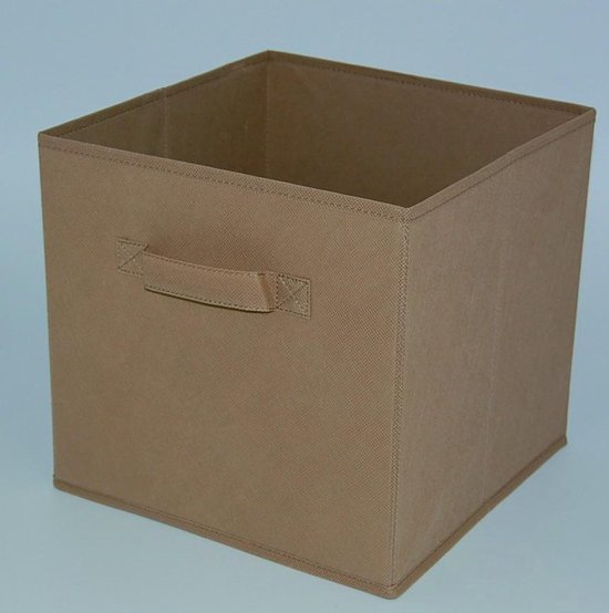 SOCOHOME Opbergkubus, stof, 28 x 28 x 28 cm, opbergkubus, opbergdoos