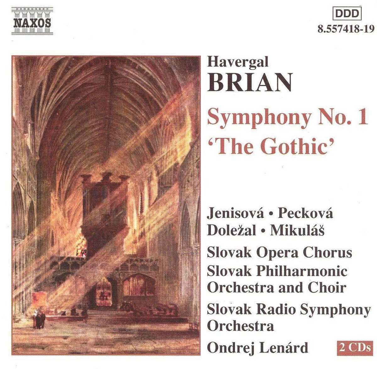 Slovak Royal Symphony Orchestra - Brian: Symphony No. 1 Gothic (2 CD)