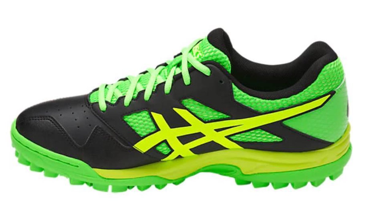 Asics Gel Hockey Lethal MP7 zwart groen hockeyschoenen heren