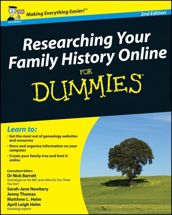 Researching Your Family History Online for Dummies - cover