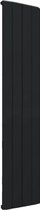Design radiator verticaal aluminium mat zwart 180x37.5cm 1264 watt -  Eastbrook Peretti