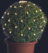 Lumineo Kerstverlichting - lichtnet - warm wit - 35 x 35 cm - 60 lampjes