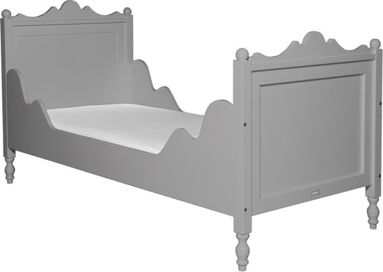 Extreem belangrijk effect voorraad Bopita - Bed 90 x 200 cm - Belle - Pure Grey | bol.com