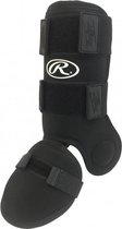 Rawlings GUARDLG Baseball/Softball Hitters Leg Guard - Black - One Size