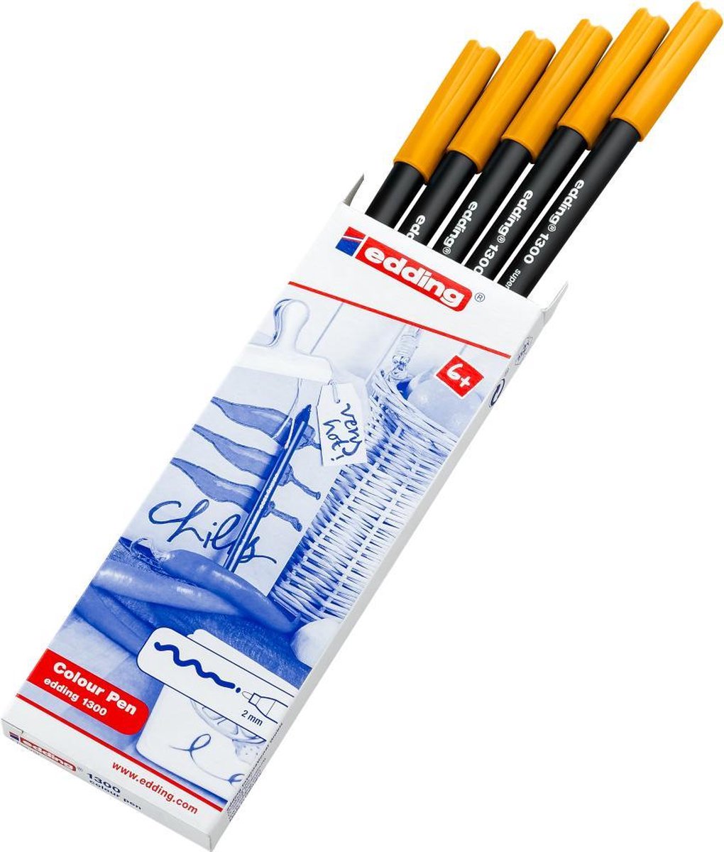 Edding 1300 Viltstift Briljantgeel