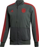 adidas Sportjas performance - Maat S  - Mannen - grijs/rood