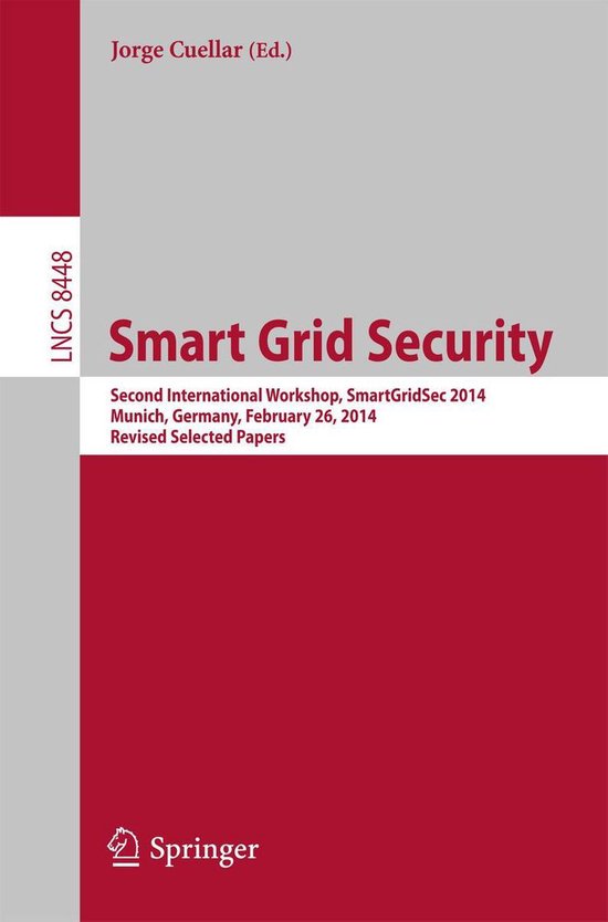 Springer Nature Proceedings Computer Science - Smart Grid Se ... - cover