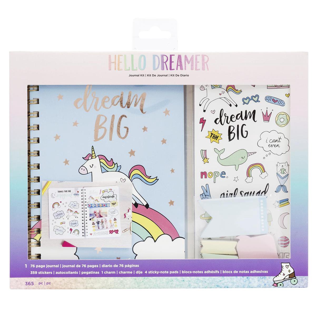 American Crafts - Hello Dreamer Journal Kit - Dream Big - 365 Pieces