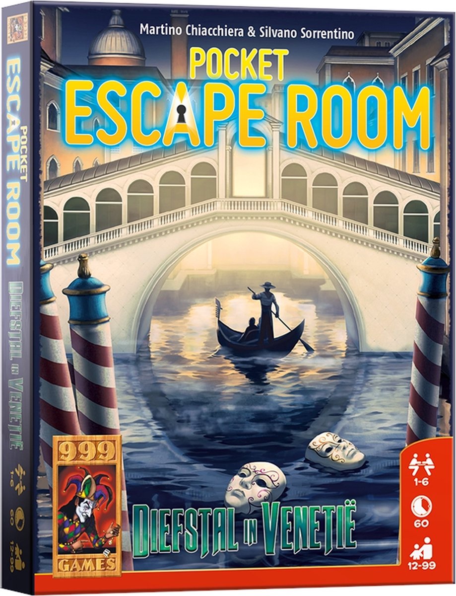 Pocket Escaperoom Diefstal in Venetië - Gezelschapsspel