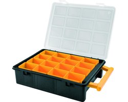 Artplast Valentino Organizer Met 16 Verwijderbare Dozen 24.2x18.8x6 Cm Goud