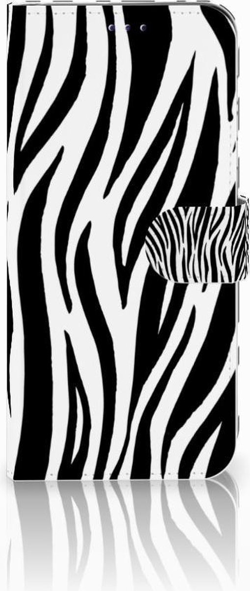 Samsung Galaxy A50 Telefoonhoesje met Pasjes Zebra