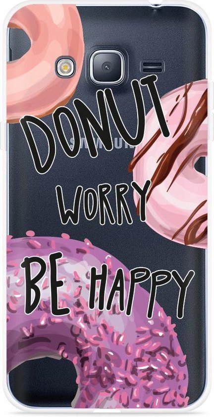 Galaxy J3 (2016) Hoesje Donut Worry | bol.com