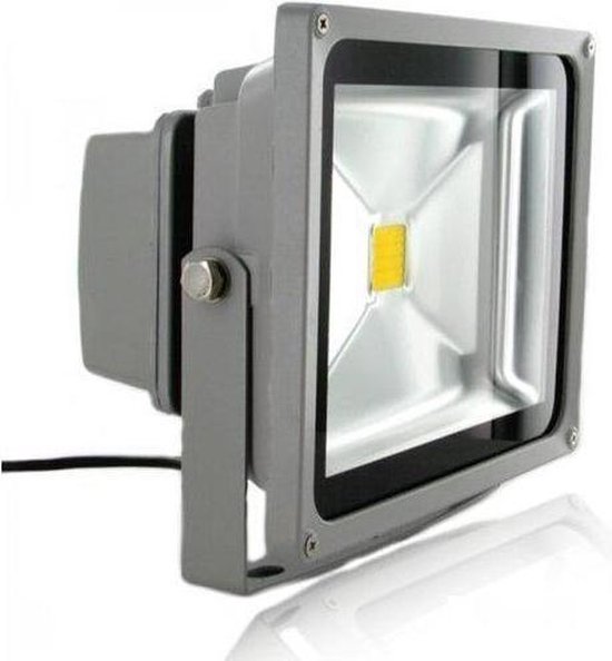 50 watt LED Schijnwerper Warm Wit outdoor zwart