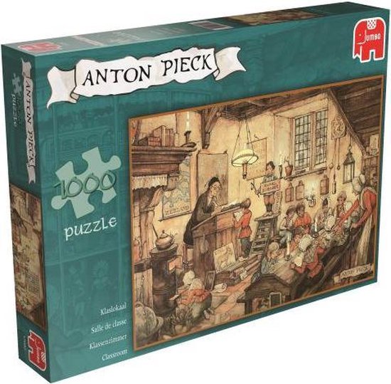 Jumbo Premium Collection Puzzel Anton Pieck Klaslokaal - Legpuzzel 1000 stukjes |