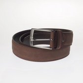 Heren Riem zakelijk -  Affari Italiaans Design – Donkerbruin – 95cm / 3.5cm