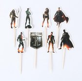 Superhelden Cupcake Toppers | 24 Stuks