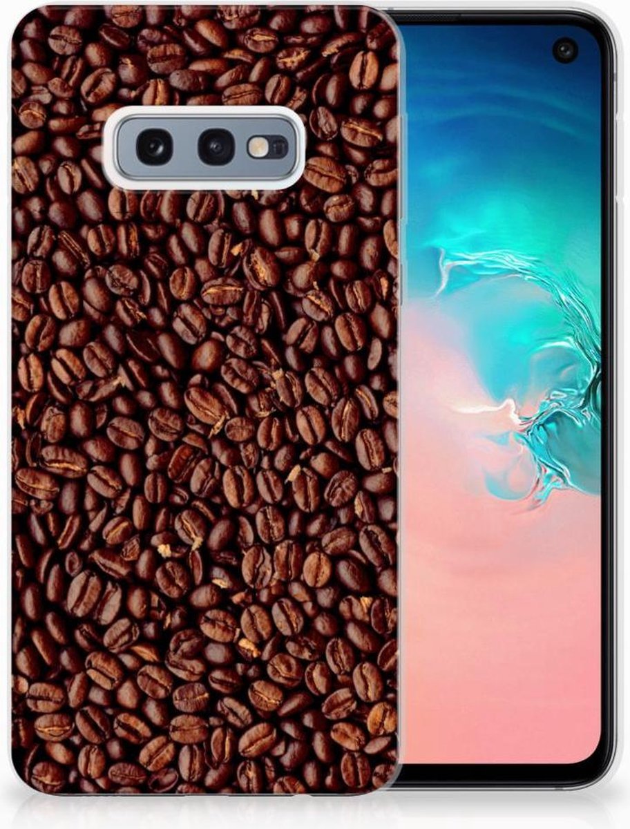 Samsung Galaxy S10e Siliconen Case Koffiebonen