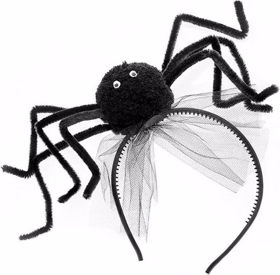Perfect rommel Toerist Halloween diadeem met zwarte spin | bol.com