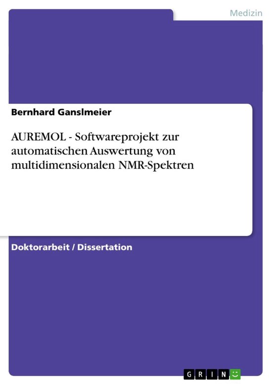 AUREMOL - Softwareprojekt zur automatischen Auswertung von m ... - cover