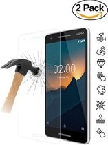 2 stuks Pack - Nokia 2.1 Tempered Glass Screen Protector 9H 0.3mm