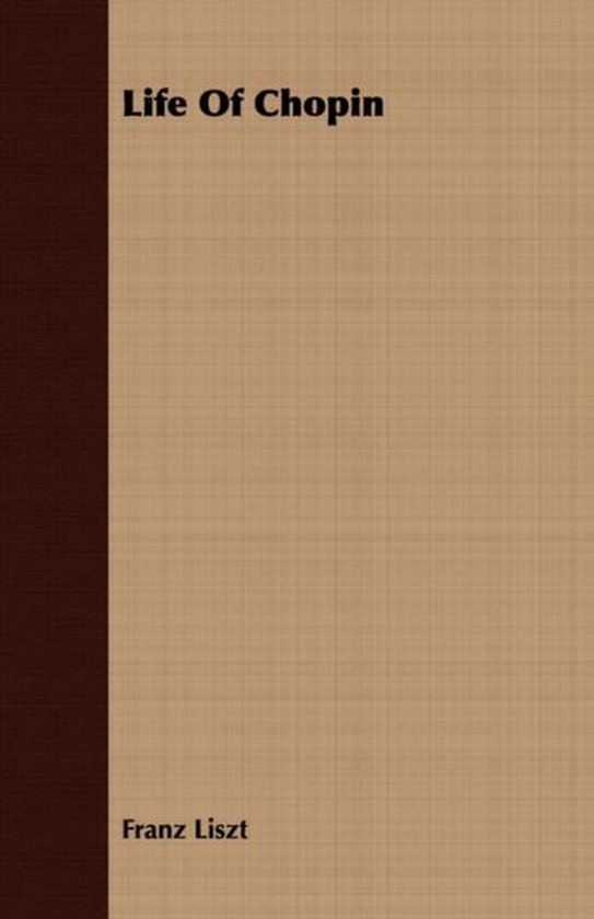 Life Of Chopin - cover